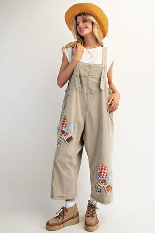 Fall Flower Patch Overalls
