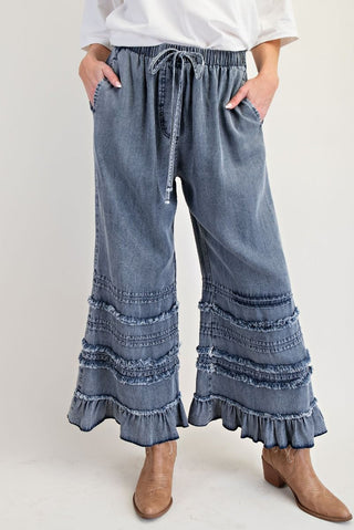 Washed Chambray Britches