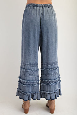 Washed Chambray Britches
