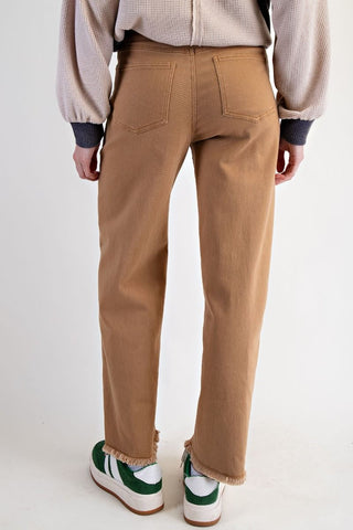 Camel Twill Pants