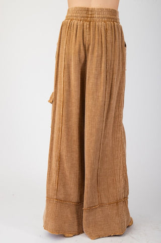 Gauze Camel Pants