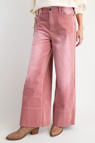Antique Rose Corduory Pants