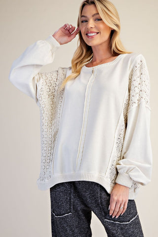 Crochet Mix Pullover