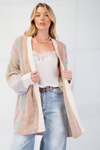 Color Block Cardigan