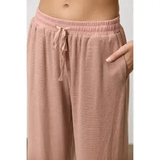 Striped Drawstring Pants