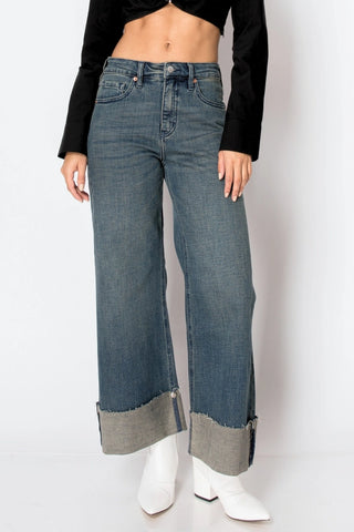 Wide Cuff Jeans