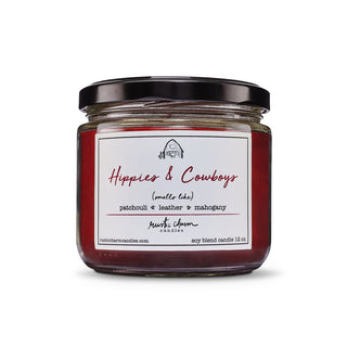 Hippies  & Cowboys Candle