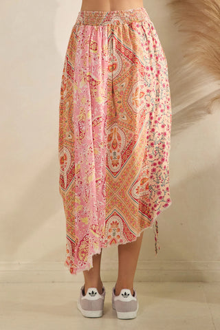 Cinched Midi Skirt