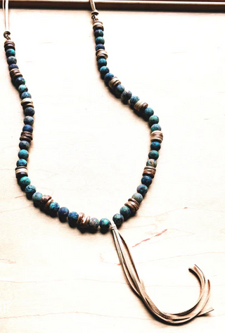 Frosted African Turquoise Necklace